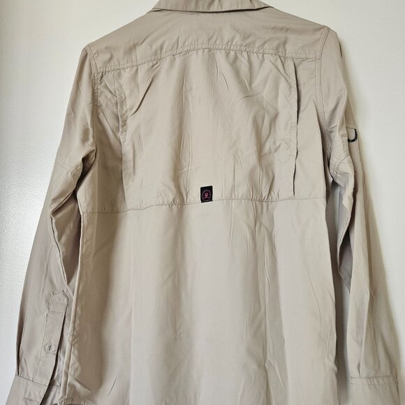 Little Donkey Andy Women's UPF 50UV Protection Khaki Power Dry Tech Shirt Size S - Picture 2 of 16